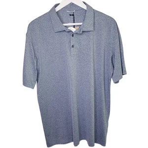 NWT SWANNIES Parker Short Sleeve Polo Golf Shirt Charcoal Gray Men's Size Large - Picture 1 of 10