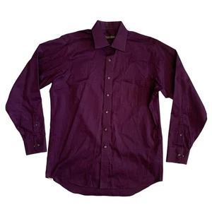 Donald J. Trump Signature Collection Mens Sz 16 34/35 Regular Fit Non Iron Shirt - Picture 1 of 15