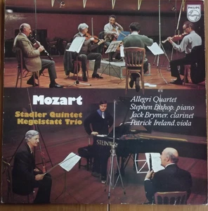 Philips: Mozart: Trio in E Flat & Quintet in A - Allegri Quartet - VGC - Picture 1 of 2