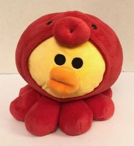 Gund Line Friends SALLY Oktopus Tintenfisch rot 7 Zoll Plüschtier Stofftier - Bild 1 von 2