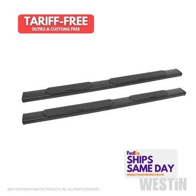 Westin 28-51055, Pair of R5 Nerf Step Bars Aluminum Black Performance Parts - Image 1 of 4