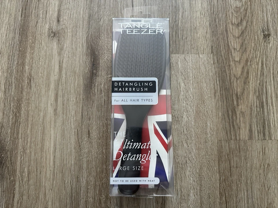 Cepillo de pelo grande negro Tangle Teezer The Ultimate Detangler nuevo Foto 1 de 4