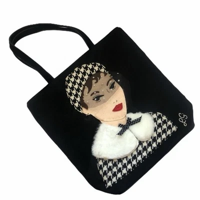 Bolso de Mano Lulu Guinness Audrey Hepburn Negro Foto 1 de 4