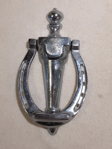 VINTAGE EB HORSE SHOE HORSESHOE DOOR KNOCKER Cover