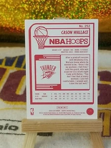 2023-24 Panini NBA Hoops Rookie Red Back SSP Cason Wallace #252 RC OKC Case Hit! - Picture 1 of 3