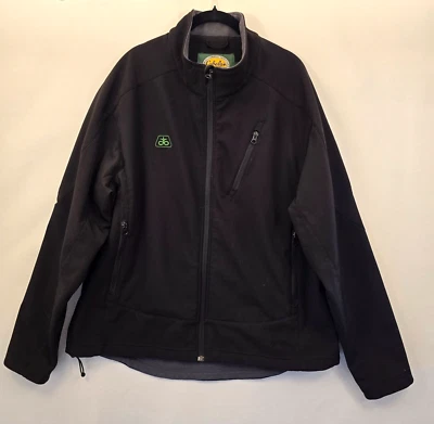 Cabela's Mens Jacket Large Black Full Zip Windshear Thinsulate Fleece Pockets - Image 1 of 4