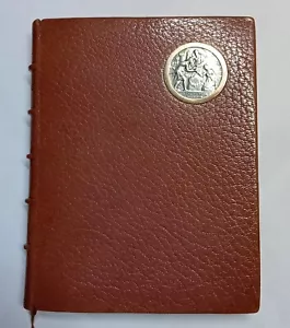 Livre D Heures Religions Maroquin Avec Medaille Argent Et Aquarelle - Imagen 1 de 12