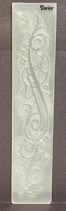 DARICE EMBOSSING ESSENTIALS FOLDER Long Strip Floral Background 12" x 2.5" - Picture 1 of 3