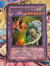 Yugioh Elemental Hero Flame Wingman TLM-EN035 Ultra Rare 1st Edition VLP (TG)