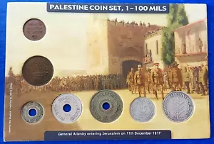 Kompletter Satz Israel Palästina 1927-1946 Britisches Mandat - Lot von 7 Münzen - Bild 1 von 2