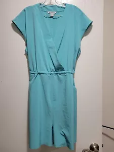 Athleta Marlow Romper Shorts Gulf Sea Green Size XL Womens - Picture 1 of 10