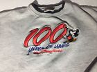Walt Disney World Myszka Miki haftowana rozmiar duża szara bluza zapaśniczka 100 lat