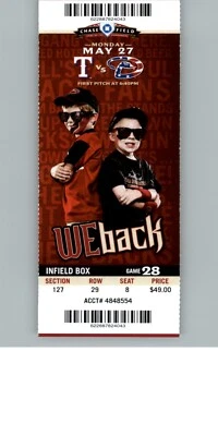 Boleto completo Texas Rangers vs Arizona Diamondbacks 27/05/2013 - Cody Ross HR #124 Foto 1 de 2