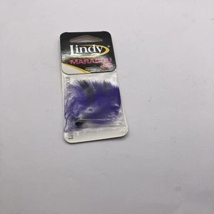 Lindy 1/16 Oz Marabou Jigs TJ129 BLK/PUR - Picture 1 of 1