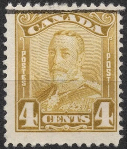 Sn:CA #152 1929 4c CANADA King George V 1928-29 "Scroll" Definitive Issue - Picture 1 of 2