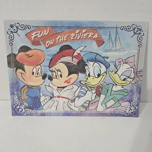 DISNEY PARKS Riviera Resort Topolino's Terrace Character Autograph Card Mickey - Picture 1 of 4