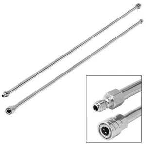 2pk Pressure Washer Wand Extension 60" Long Stainless 1/4" Quick Connect Hookup - Picture 1 of 7