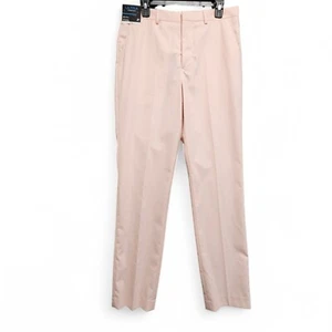 J. Ferrar Ultra Comfort Pants Mens 32x34 Pink Linen Blend Slim Fit NEW w/ Tag - Picture 1 of 16