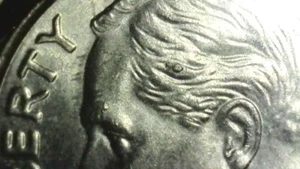 2018 P Roosevelt Dime OBV Die Chip Errors With Full Bands - Picture 1 of 4