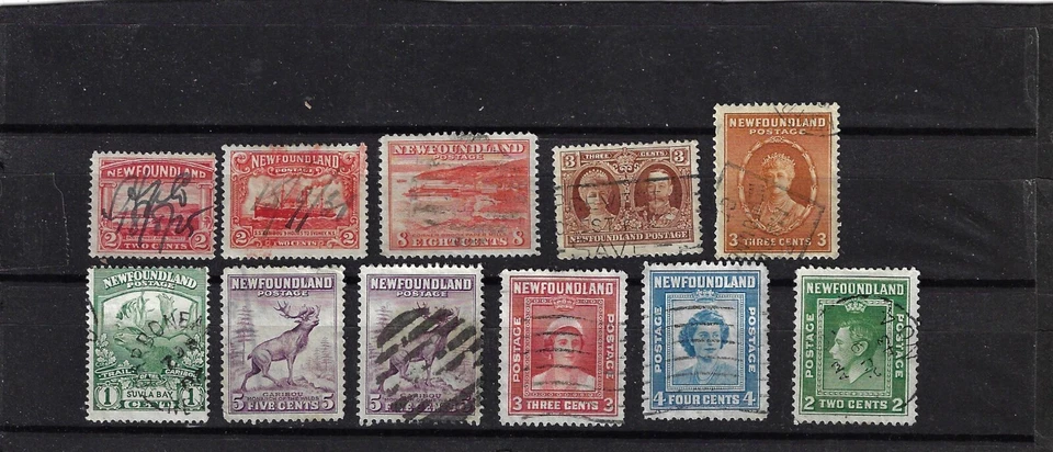 CANADA / NEWFOUNDLAND  SC#115 - 132 -147 - 173 - 187 - 190 X2 - 209 -246 ++USED - Image 1 of 1