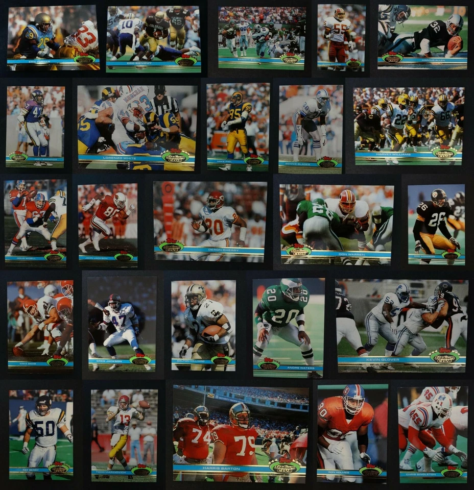 1991 Topps Stadium Club Football Cards Complete Your Set U You Pick List 1-500 - Image 1 of 1