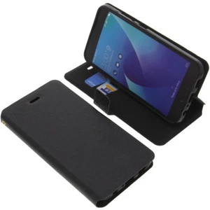 Custodia per Asus ZenFone 4V V520KL Book-Style Protettiva Cellulare Nero - Foto 1 di 5