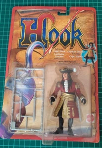 HOOK CAPTAIN GARFIO ACTION FIGURE BY MATTEL MINT IN CARD IN 1991 NEW - Foto 1 di 2