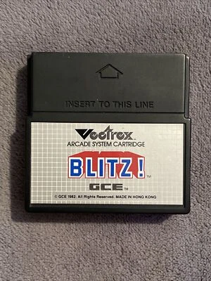 Blitz Action Football Vectrex Game Cartridge (Untested) - Image 1 of 3