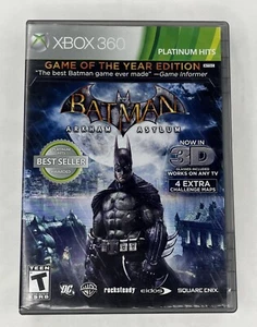 Batman Arkham Asylum XBOX 360 Edición Juego del Año Completo En Caja - Imagen 1 de 10