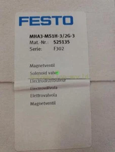 1PC New FESTO Solenoid valve MHA3-MS1H-3/2G-3 525135 - Picture 1 of 1