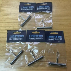 5 x Edelstahl Knoten Haar Rig Abzieher Werkzeug Karpfen Angeln Tackle Haken Deckel - Bild 1 von 2