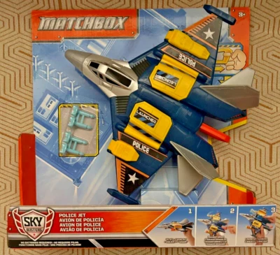 Matchbox Jumbo Sky Busters Police Jet - Image 1 of 4