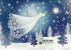 Christmas Holiday Deluxe Boxed Cards - Tidings of Joy - Box of 20 Cards - Picture 1 of 4