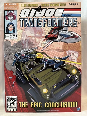 SDCC 2013 Hasbro GIJoe Transformers Crossover Epic Conclusion Hound Jetfire Sin usar, en caja sellada Foto 1 de 4