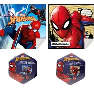 2er Set Spiderman Zauberhandtuch Kinder Magisches Handtuch Set Magic Towel Set - Bild 1 von 7