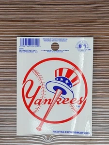 MLB NEW YORK YANKEES 3.5 x 4.5 inch Decal Reusable Sticker - Picture 1 of 1