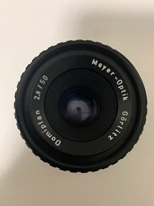 Meyer Optik Görlitz Domiplan Kamera Objektiv 1:2.8 50mm mit M42 Screw Mount - Bild 1 von 4