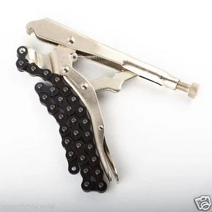 Locking Chain Clamp with 19" Long Chain Vise Wrench Oil Filter Pipe Remover  - Bild 1 von 1