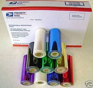 Kingsley Hot Stamp Stamping Foil -9 Assorted Rolls -3" x 95' -FREE Priority Ship - Picture 1 of 2