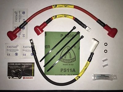 ES-10 Ducati ST2, ST3, ST4, ST4S Hi Cap Electric Upgrade Cable Kit - Image 1 of 4