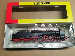 Super bonita locomotora de vapor FLEISCHMANN H0 4118 BR18, embalaje original / como nueva sin usar - Imagen 1 de 12