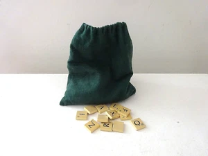 Scrabble Buchstaben Holz im Beutel - Bild 1 von 1