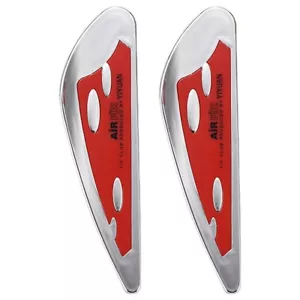 2pcs Car Vehicle Windscreen Wiper Stand Windshield Wiper Wing Blade Spoiler Red - Picture 1 of 8
