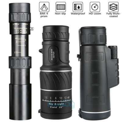 Day/Night Military Telescope 10-300X40mm 40x60 Monocular Telescope - Image 1 of 4