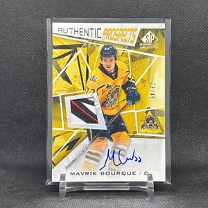 2021-22 CHL SP GU Mavrik Bourque Authentic Prospects Patch Auto Gold /49 #39 - Picture 1 of 2
