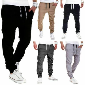 Herren Jogger Chino Hose Jogger Jeans Cargohose Jogginghose Low Pants Neu - Bild 1 von 16