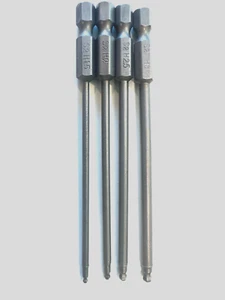 Ball End RC Hex Driver Tip 1/4" Power Tool Set Metric 1.5, 2.0, 2.5, 3.0mm US - Picture 1 of 4