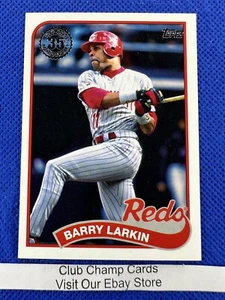 2024 #89B-51 Barry Larkin Topps Serie 1 Béisbol 1989 Béisbol Rojos - Imagen 1 de 2