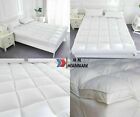 NEW 4inch THICK MICROFIBER MATTRESS TOPPER DEEP BED PAD MAT HOME HOTEL/PROTECTOR