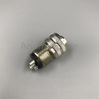 Adaptador cambiador de orificios dentales de Midwest pieza de mano rápida de 4 orificios a Borden 2 orificios Foto 1 de 4